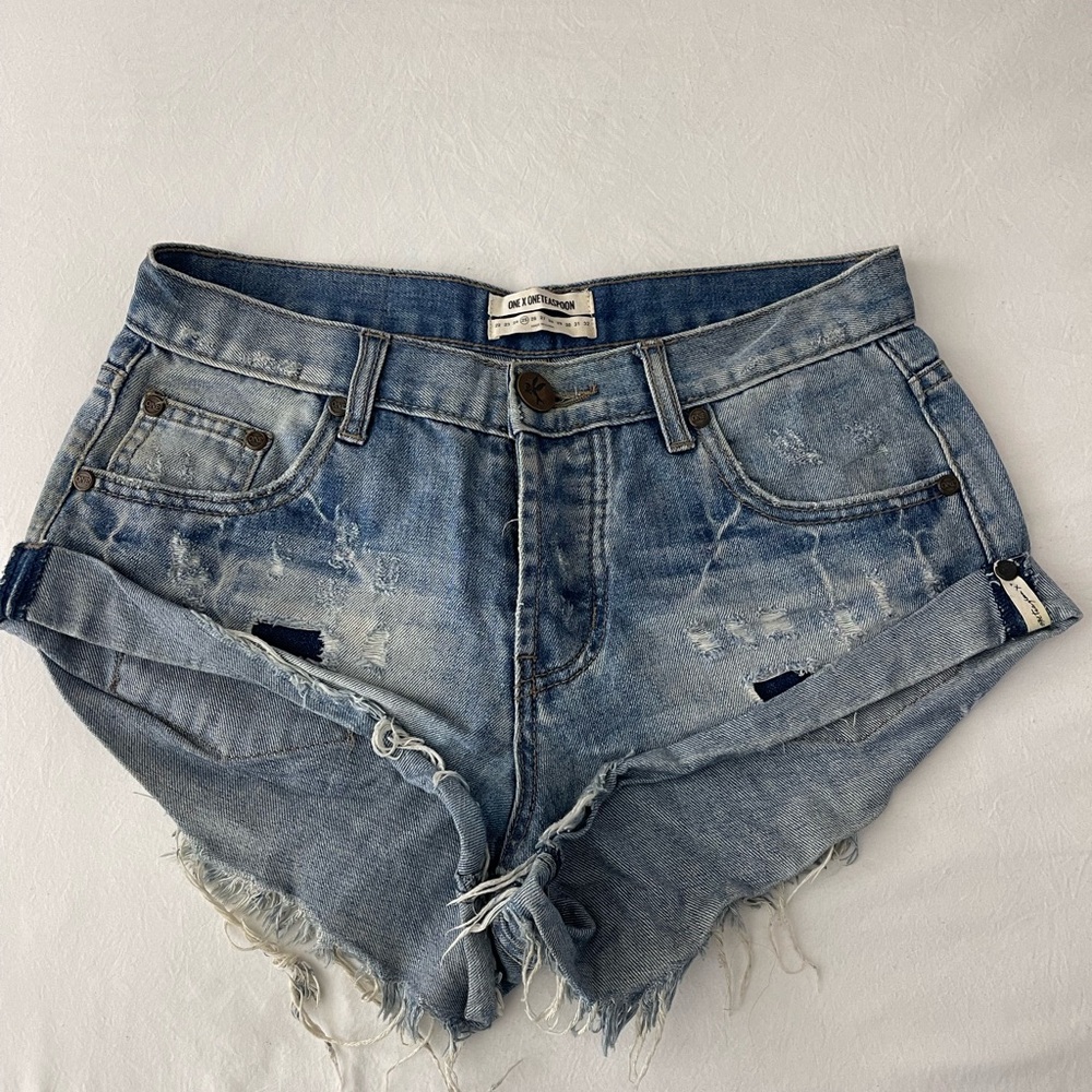 One Teaspoon denim shorts